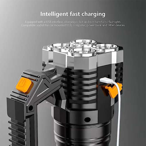 USB Rechargeable Flashlight LED Portable Flashlight