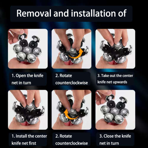 5 Blades Waterproof Shaver Type-C Rechargeable Shaver