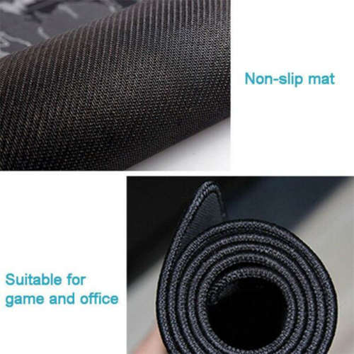 90cm x 40cm x 3mm World Map Gaming Non-slip Mouse Pad