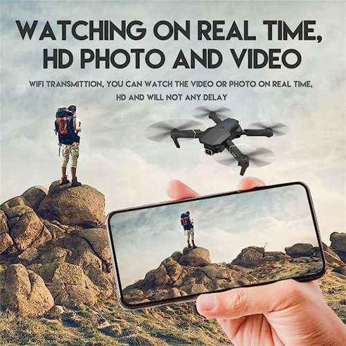 Quadcopter with 4K Camera and Folding Aerial Camera