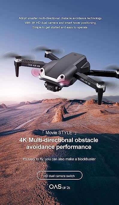 HD Folding Drone Smart 4K Photography Aerial Drone