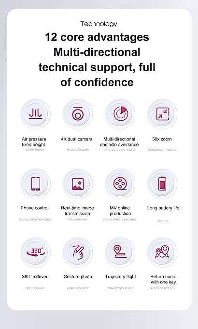 HD Folding Drone Smart 4K Photography Aerial Drone