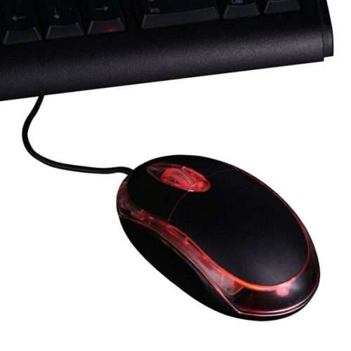 Wired mouse 1200DPI with LED light