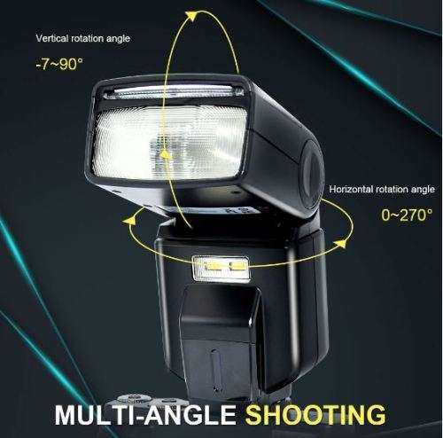 Auto Focus Camera Wide Angle 16x Digital Zoom with Flash 44MP