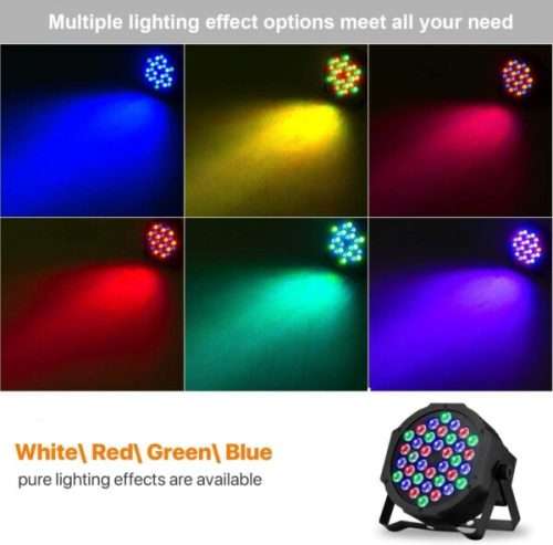 RGB DMX 512 stage light flat par light effect 36 LED