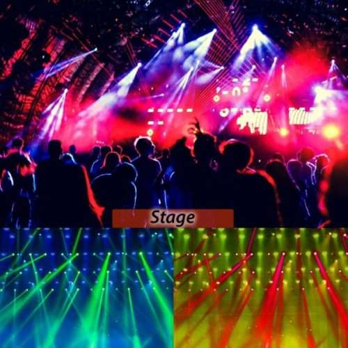 RGB DMX 512 stage light flat par light effect 36 LED