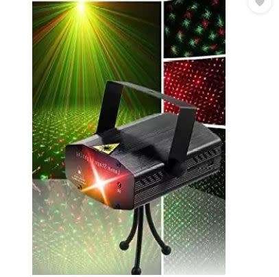 Black shell holographic laser stage light
