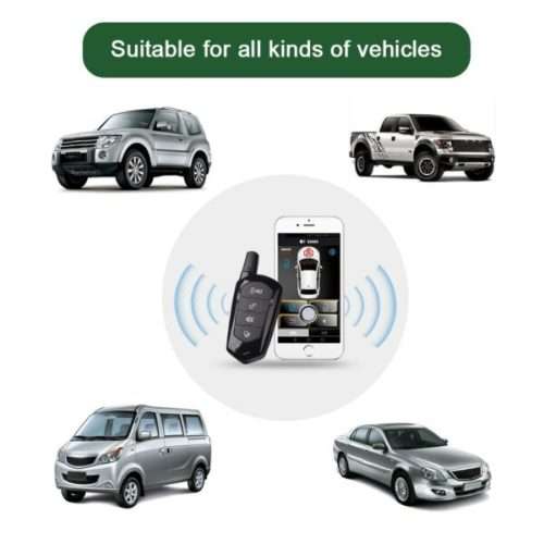 Wireless car key with remote control system