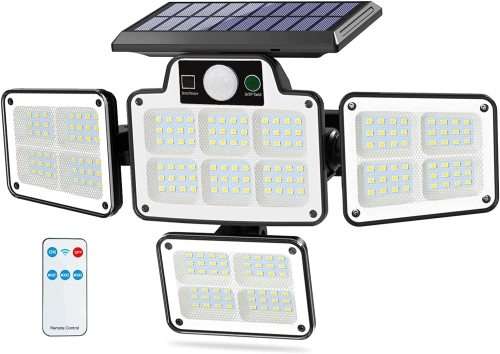 4 Side Lighting Solar Remote Control Lights