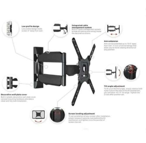 6 Way Tilt TV Wall Bracket 32 to 55`