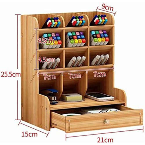 Multifunctional Desktop Storage Rack With Drawers