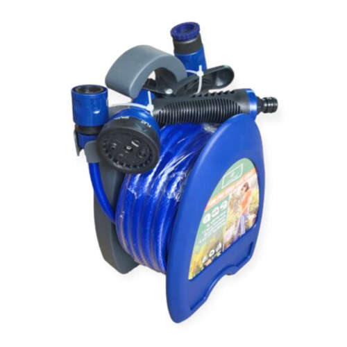 10M Car Wash Hose With Reel And Nozzle