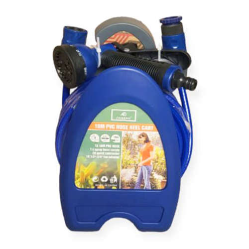 10M Car Wash Hose With Reel And Nozzle