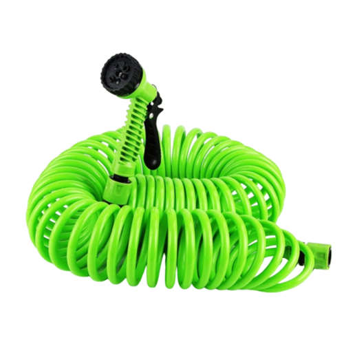 With Nozzle Expansion And Contraction Water Spiral Hose 10M