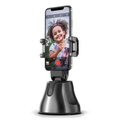 Smart Shooting Camera Phone Holder 360 Degree Rotating Phone Stabilizer Automatic Face Object Tracki