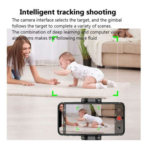 Smart Shooting Camera Phone Holder 360 Degree Rotating Phone Stabilizer Automatic Face Object Tracki