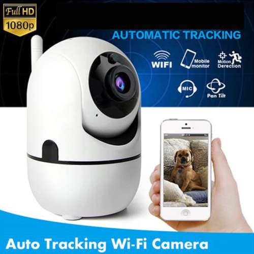 Wireless WIFI IR Cut Security IP Camera Night Vision Intelligent With Auto Tracking 1080P