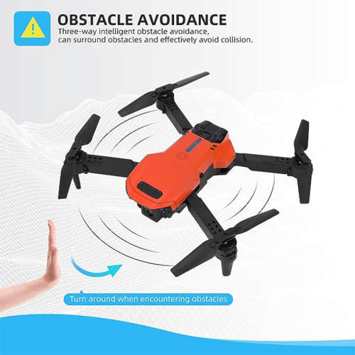 4K HD Dual Lens Switching Shooting Drone Comes With Backup Battery