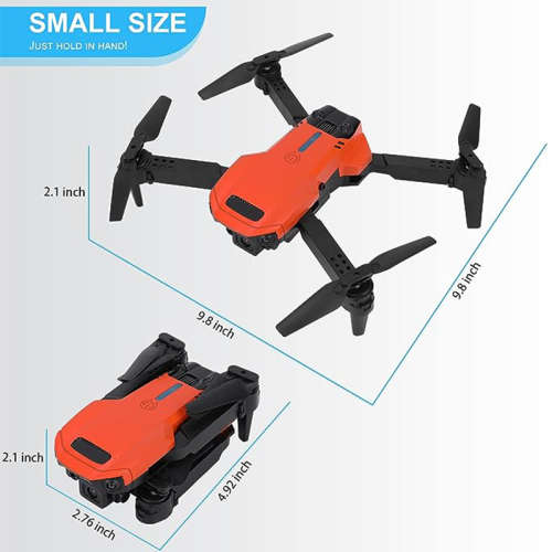 4K HD Dual Lens Switching Shooting Drone Comes With Backup Battery
