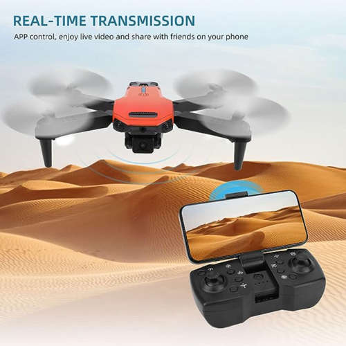 4K HD Dual Lens Switching Shooting Drone Comes With Backup Battery
