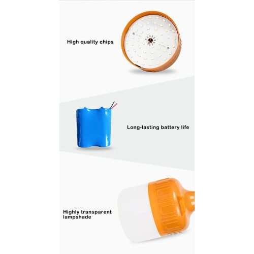 Universal Emergency Light USB Rechargeable Adjustable Waterproof Light Portable Flashlight Ligh