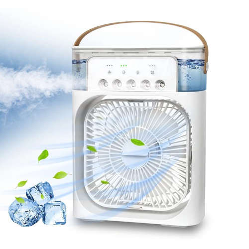 SDFGH Air Cooler Mini Fan Water Fan Spray Fan USB Fan Portable Fan Air Conditioner Humidifier Portab