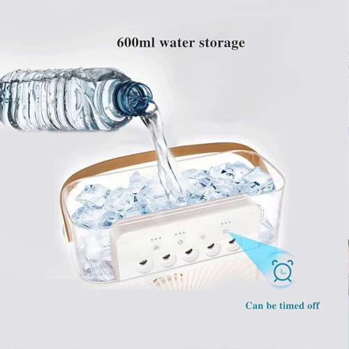 SDFGH Air Cooler Mini Fan Water Fan Spray Fan USB Fan Portable Fan Air Conditioner Humidifier Portab