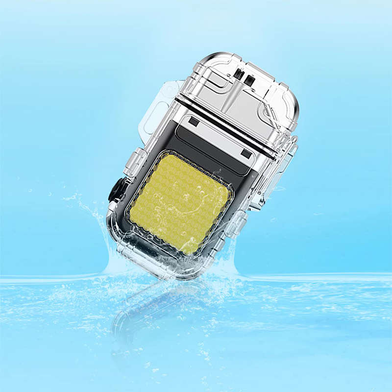 Multi-Purpose Lighter Rechargeable Mini Hook Flashlight + C-Type Charging Cable