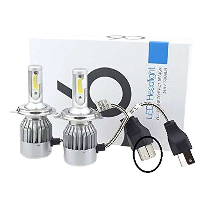 H4 2PCS LED Car Headlights