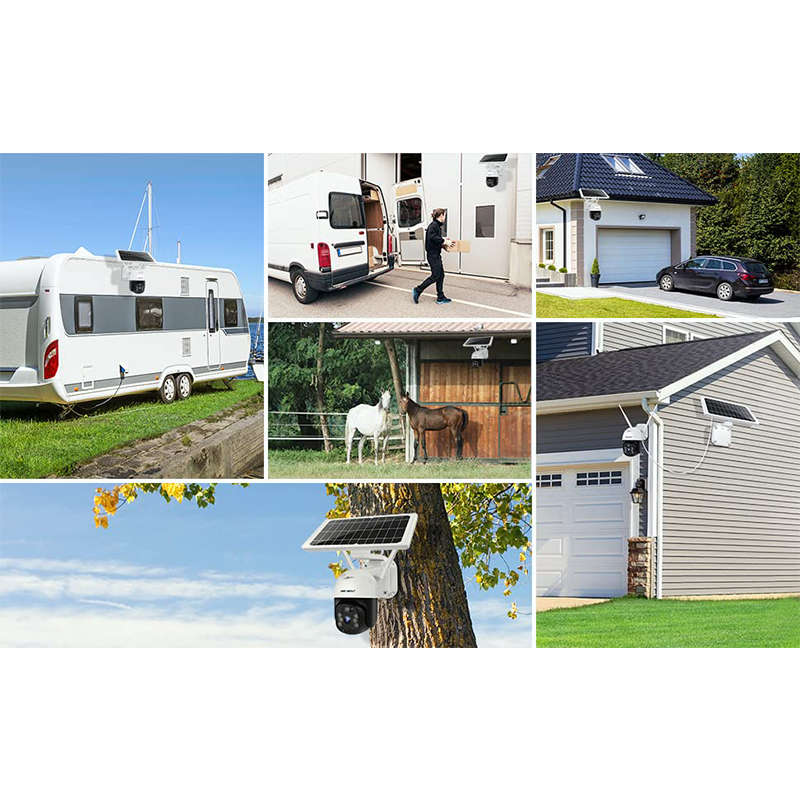 Solar Camera Wireless 4G Sim Outdoor Camera With Solar Panel And Extension Cord Supports Infrared De