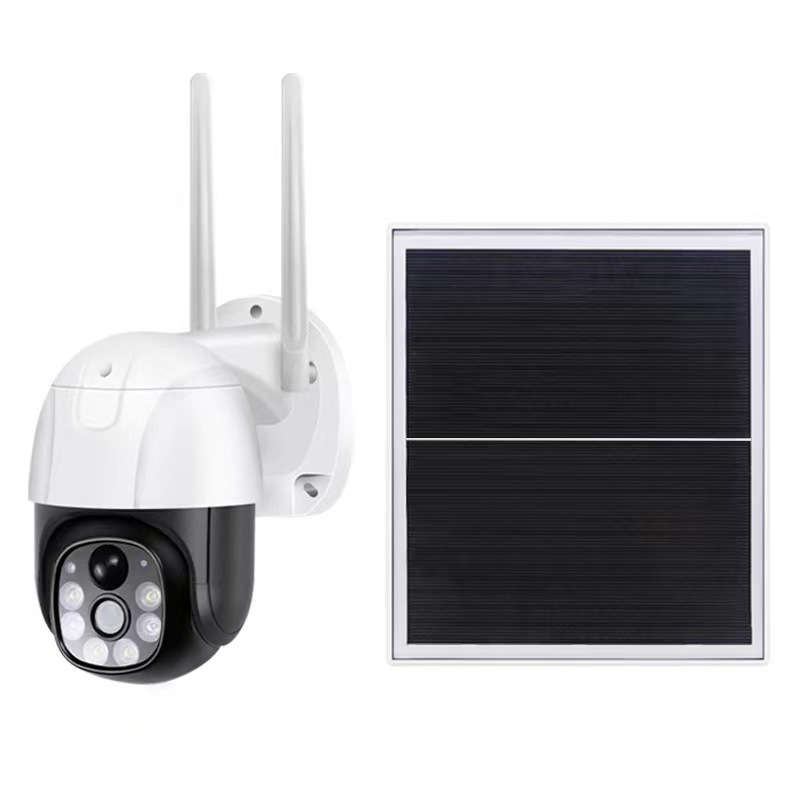 Solar Camera Wireless 4G Sim Outdoor Camera With Solar Panel And Extension Cord Supports Infrared De