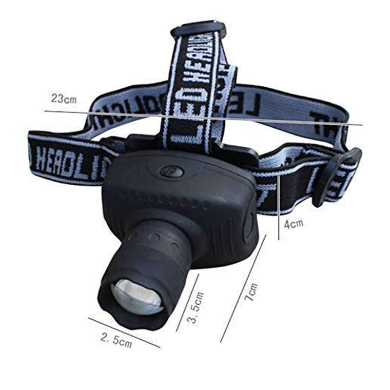 Led Headlamp Mini Headlamp 3 Modes Outdoor Camping Night Fishing Zoom Flashlight Lantern
