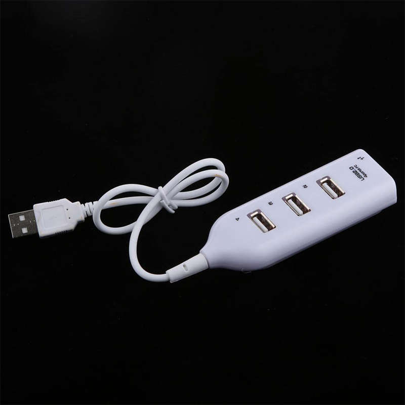 4-Port USB Hub Splitter Plug And Play