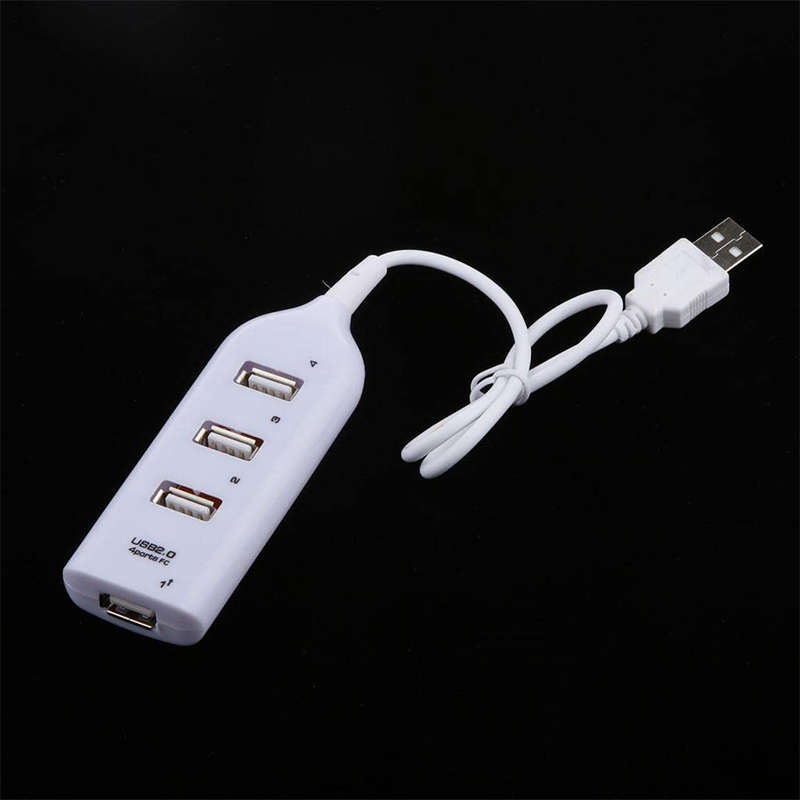 4-Port USB Hub Splitter Plug And Play