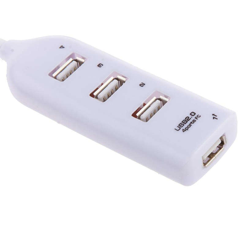4-Port USB Hub Splitter Plug And Play