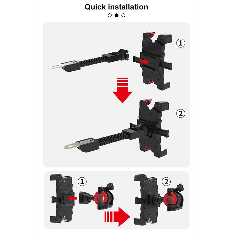 Motorcycle Mobile Phone Holder Mountain Bike Mobile Phone Holder Rearview Mirror Clip Holder Suitabl