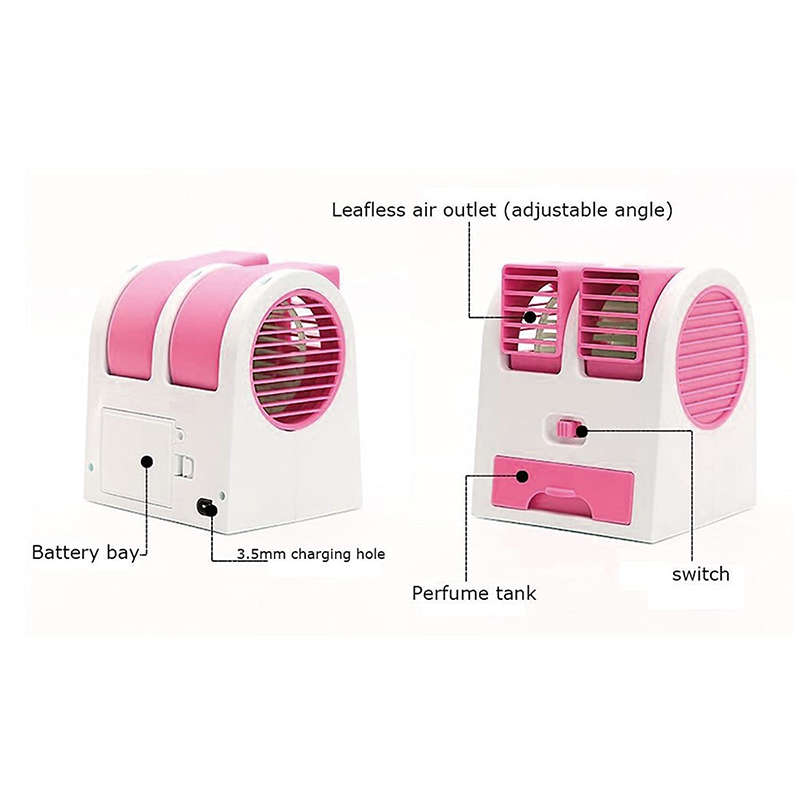Completely Portable Mini Cooler Desktop Fan Small Water Air Conditioner