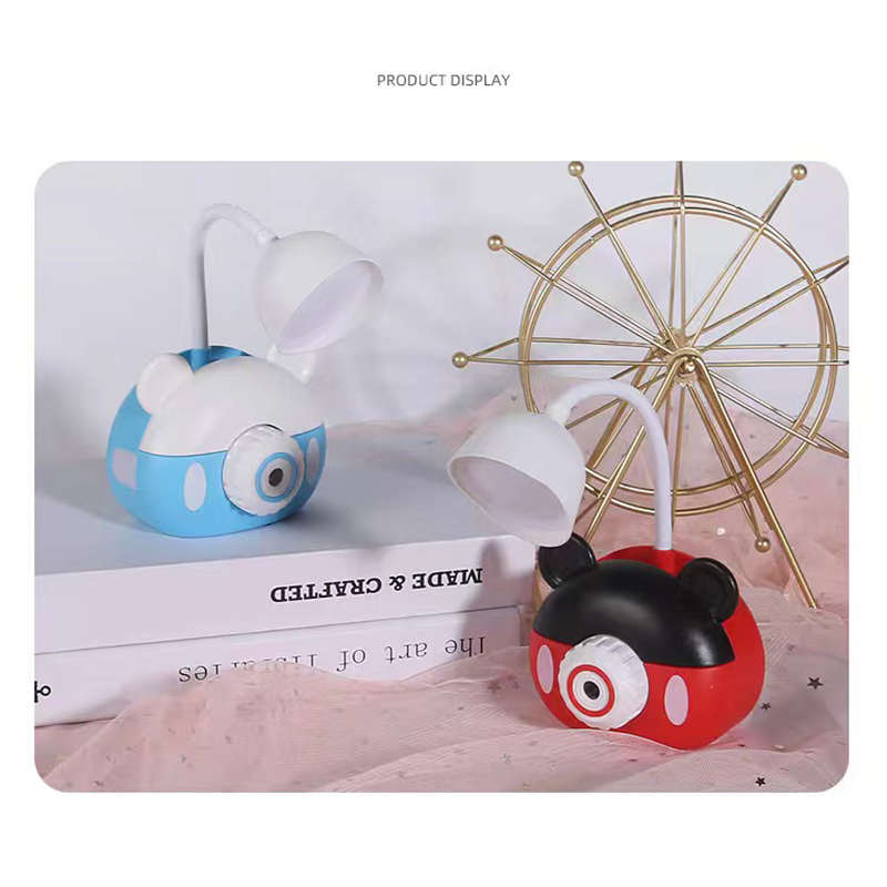 3-In-1 Multifunctional Pen Holder Usb Rechargeable Mini Led Desk Lamp With Pencil Sharpener