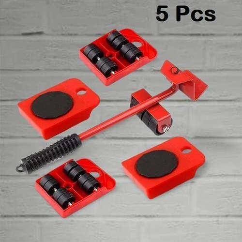 5 PCS Heavy Furniture Shifter Lifter Moving Wheel Slider Mover Moves Furniture Tool