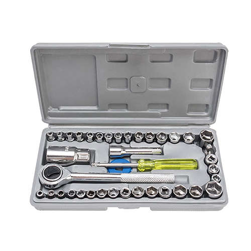 40 PCS Socket Tool Car Repair Kit Multifunctional Socket Wrench Tool