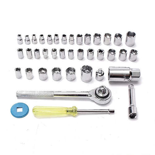 40 PCS Socket Tool Car Repair Kit Multifunctional Socket Wrench Tool