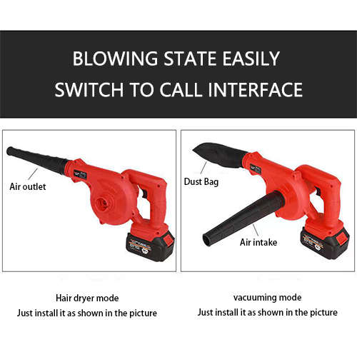 25V 7500mah Battery Portable Cordless Hair Dryer 2-in-1 Vacuum Cleaner25V 7500mah Battery Portable C