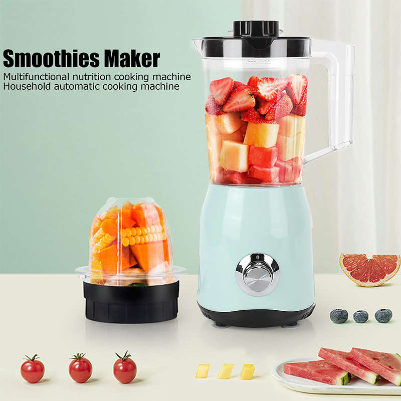 Multifunctional Food Mixer Electric Fruit Juicer One Machine Double Cup Knob Type Juicer