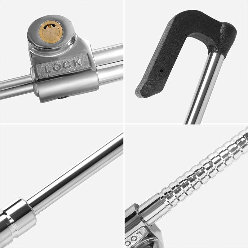 Anti-Theft Stainless Steel Car Steering Wheel Clutch Pedal Lock Emergency Window Breaker