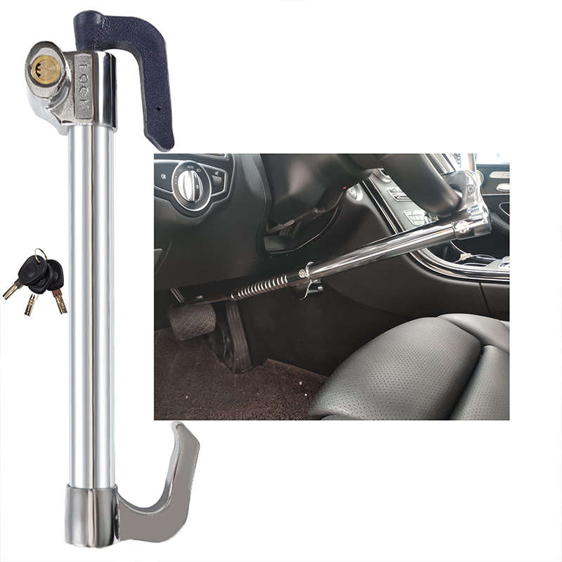 Anti-Theft Stainless Steel Car Steering Wheel Clutch Pedal Lock Emergency Window Breaker