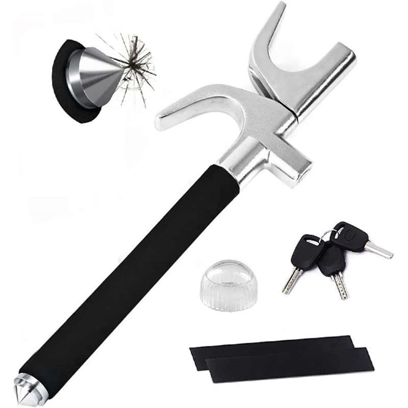 Jiageng Automobile Steering Wheel Lock Hammer Head Emergency Window Breaker