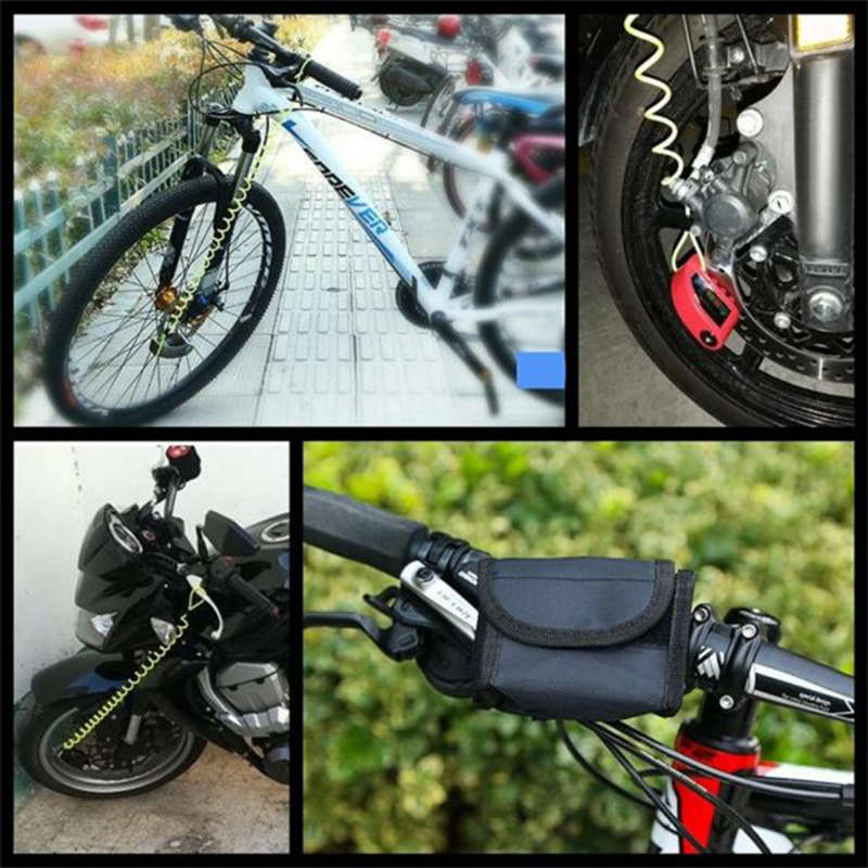 Motorcycle Alarm Panel Lock Anti-Theft Suitable For Motorcycles, Bicycles And Scooters