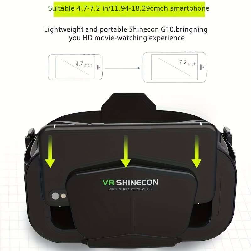 3D Vr Smart Virtual Reality Gaming Glasses Headset Mobile Phone 3D Headset Gaming Gift