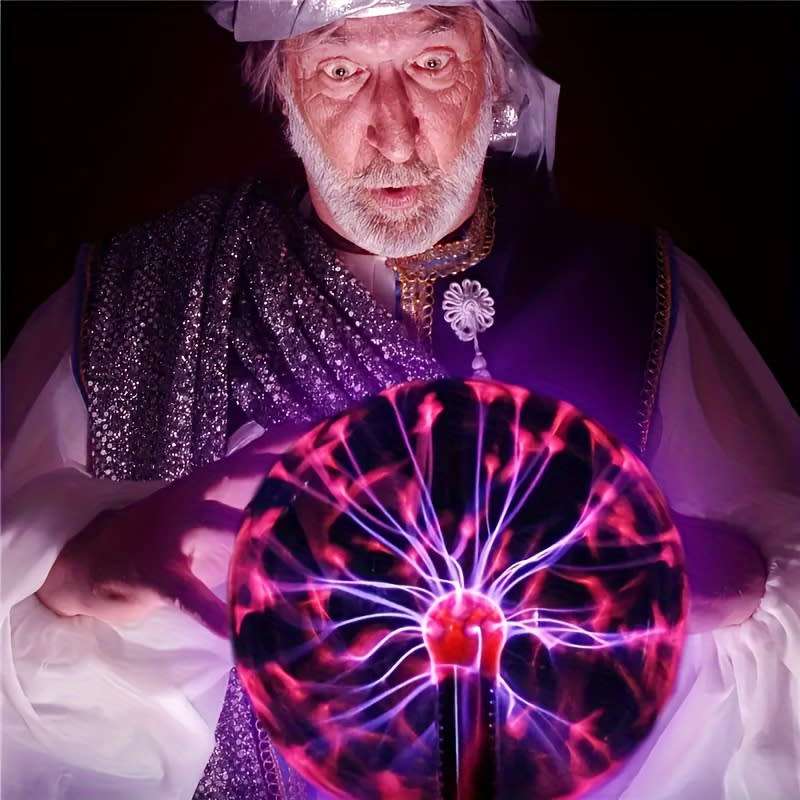 Plasma Ball Lamp Electronic Touch And Sound Sensitive Lightning Glass Dry Lava Lamp