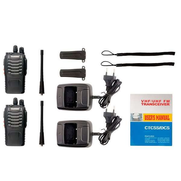 Walkie Talkie Set Baofeng BF-888S UHF Walkie Talkie 2-Way Radio  2 Piece